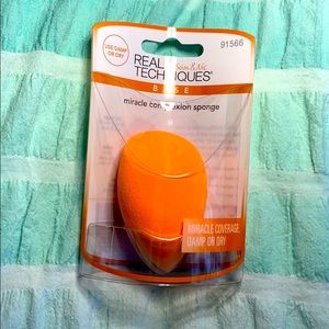 Orange beauty blender